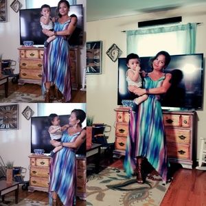 Anthro Sanctuary asymmetrical midi